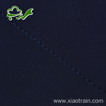 Woven navy twill organic cotton fabric for pants